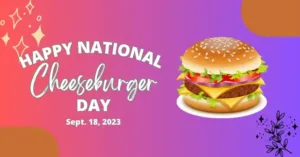 national cheeseburger day